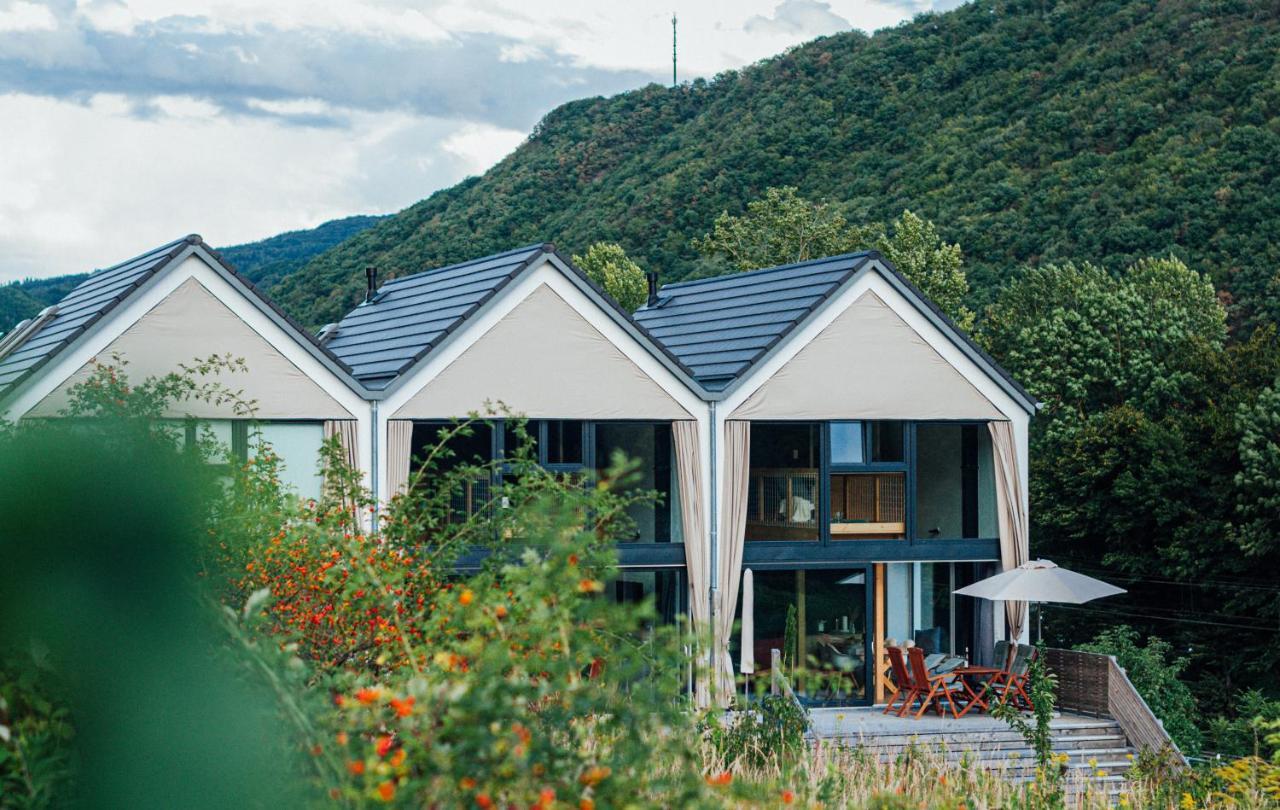 Premium Design Ferienhaeuser Mosel Chalets Pommern Esterno foto