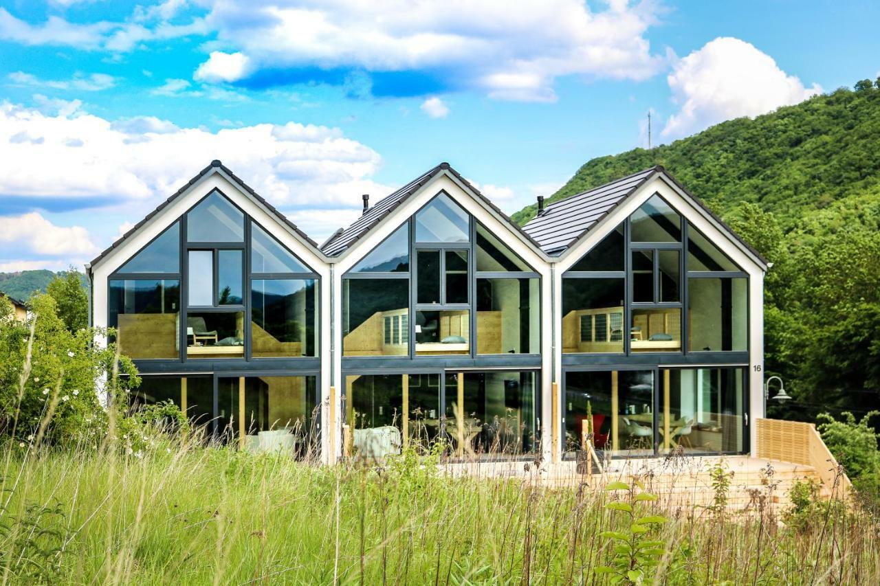 Premium Design Ferienhaeuser Mosel Chalets Pommern Esterno foto