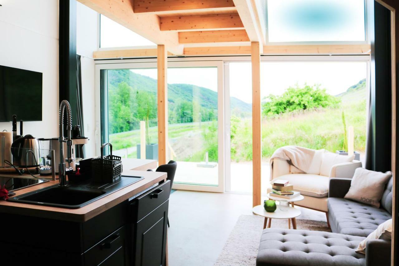 Premium Design Ferienhaeuser Mosel Chalets Pommern Esterno foto